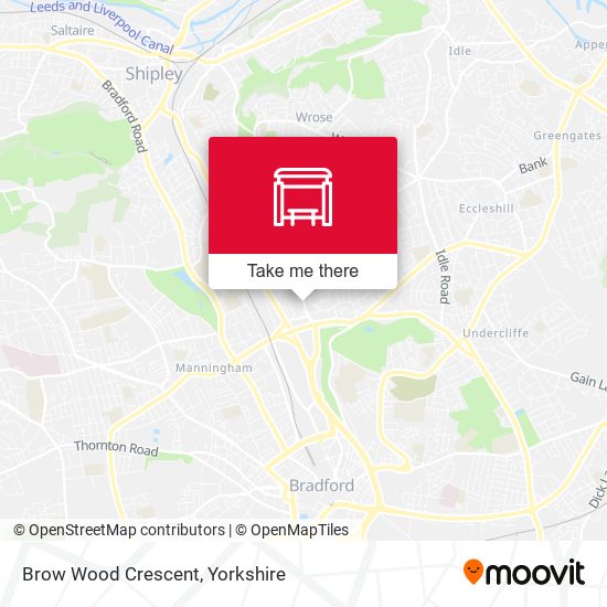 Brow Wood Crescent map