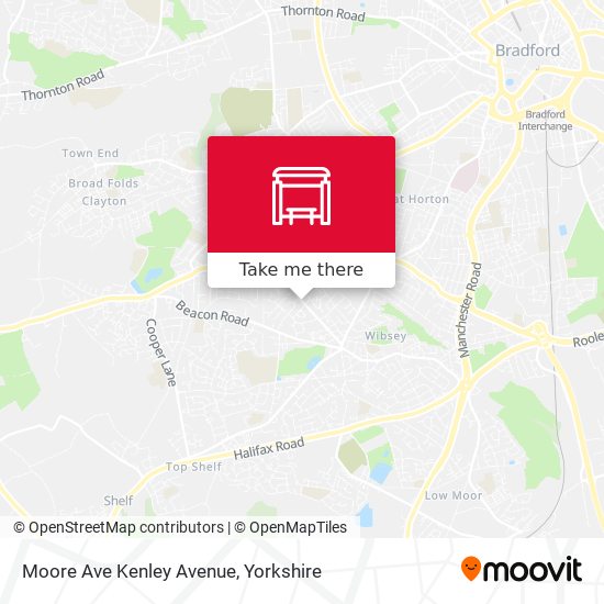 Moore Ave Kenley Avenue map