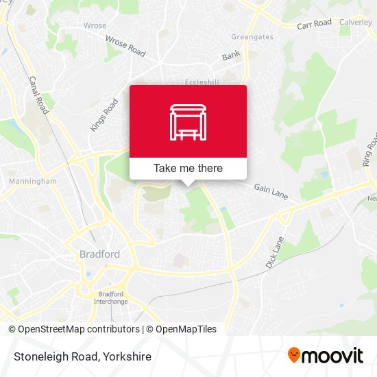 Stoneleigh Road map