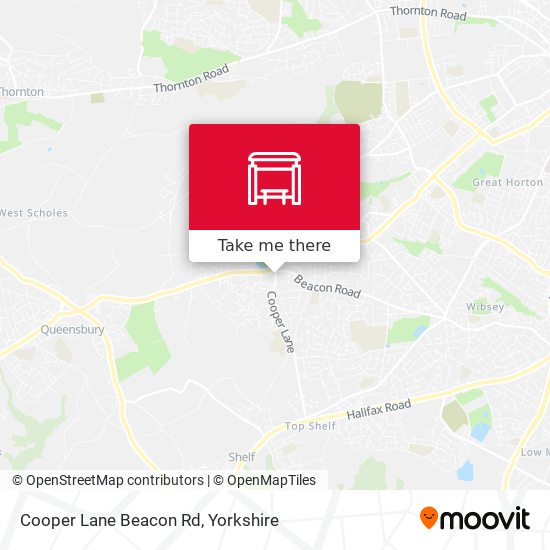 Cooper Lane Beacon Rd map