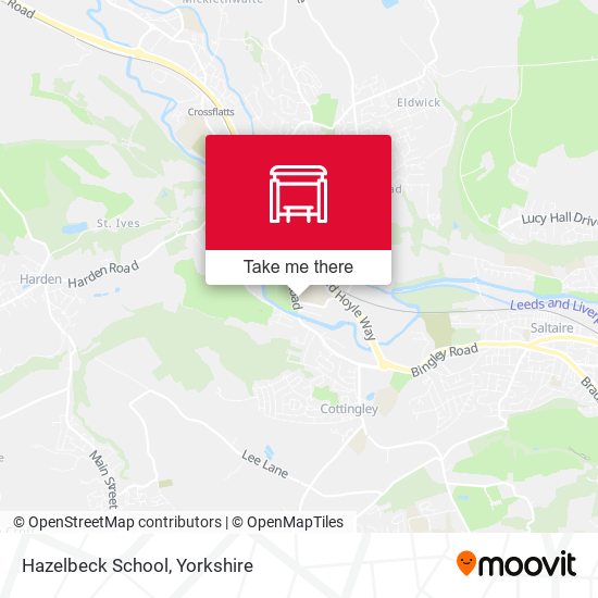 Hazelbeck School map