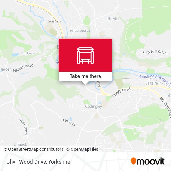 Ghyll Wood Drive map
