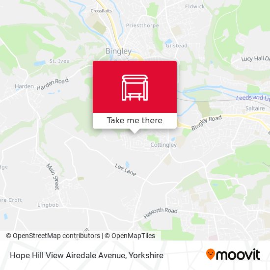 Hope Hill View Airedale Avenue map