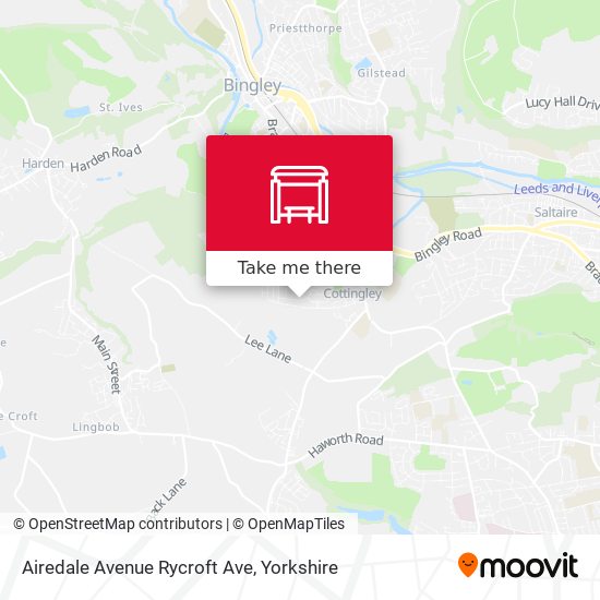 Airedale Avenue Rycroft Ave map