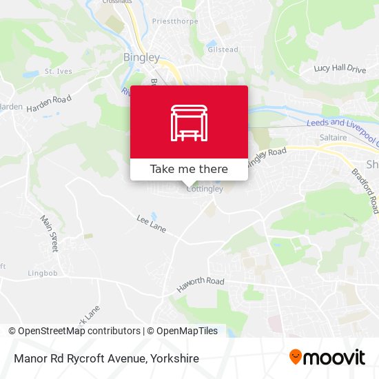 Manor Rd Rycroft Avenue map