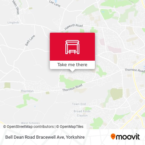 Bell Dean Road Bracewell Ave map