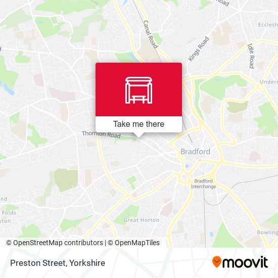 Preston Street map