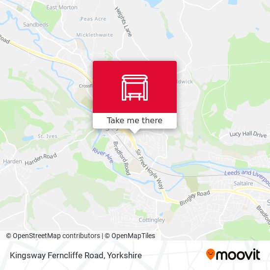 Kingsway Ferncliffe Road map