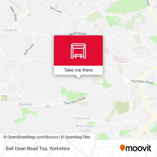 Bell Dean Road Top map