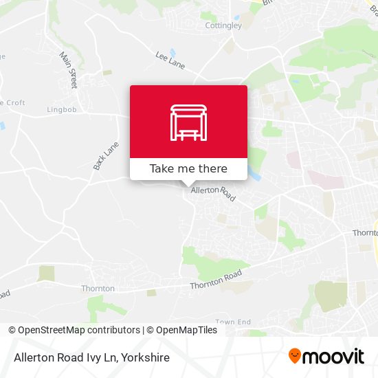 Allerton Road Ivy Ln map