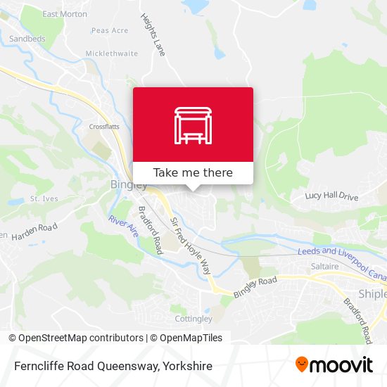 Ferncliffe Road Queensway map