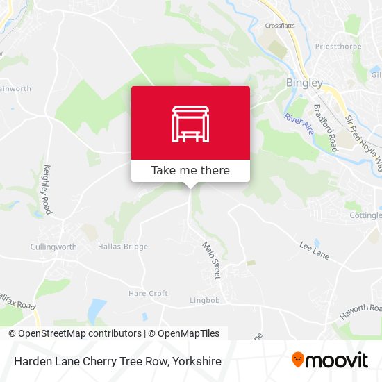 Harden Lane Cherry Tree Row map