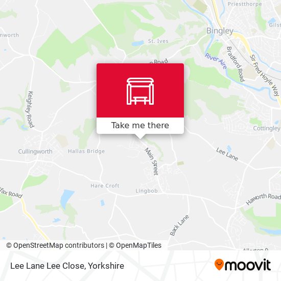 Lee Lane Lee Close map