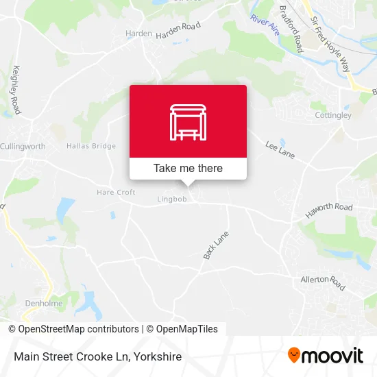 Main Street Crooke Ln map