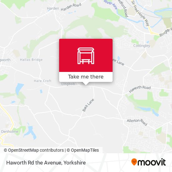 Haworth Rd the Avenue map