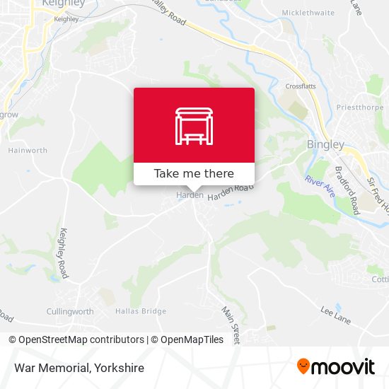 War Memorial map