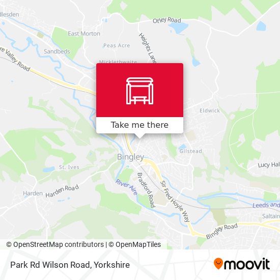 Park Rd Wilson Road map