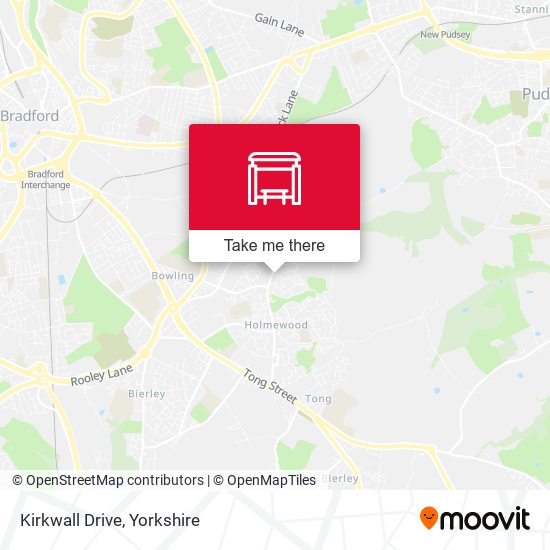 Kirkwall Drive map