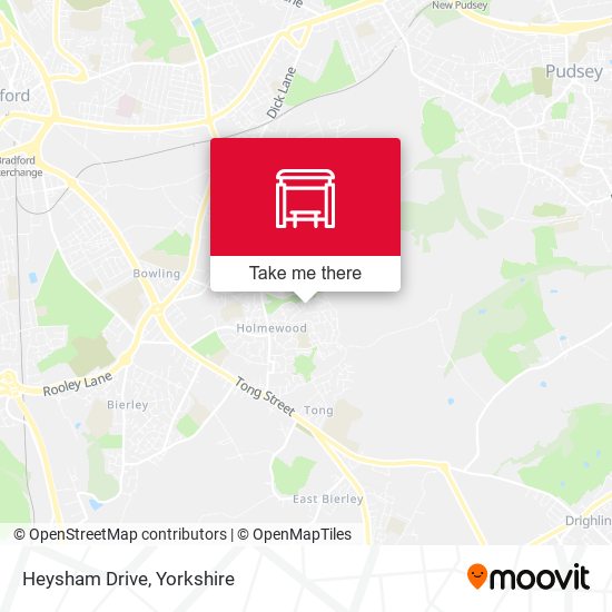 Heysham Drive map