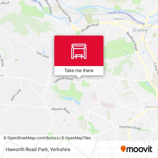 Haworth Road Park map