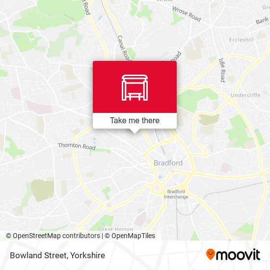 Bowland Street map