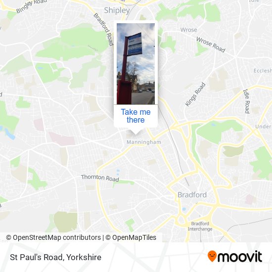 St Paul's Road map