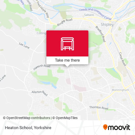 Heaton School map