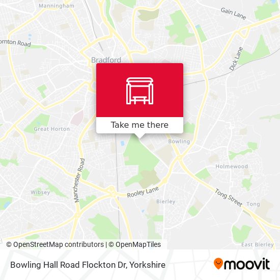 Bowling Hall Road Flockton Dr map