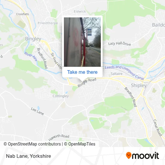Nab Lane map
