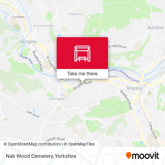 Nab Wood Cemetery map