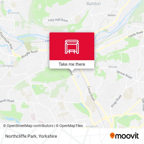 Northcliffe Park map