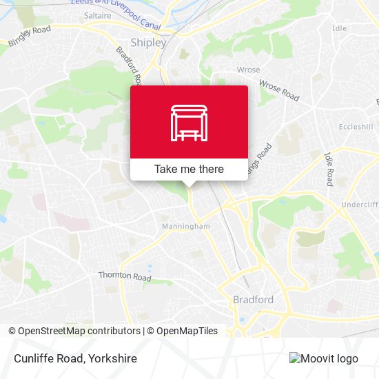 Cunliffe Road map