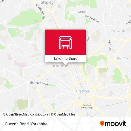 Queen's Road map