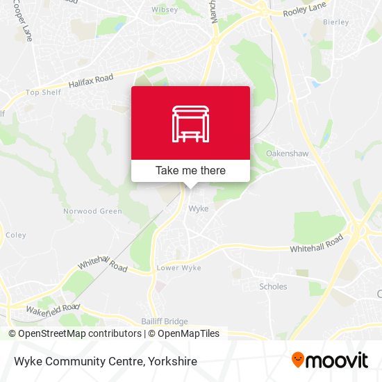 Wyke Community Centre map