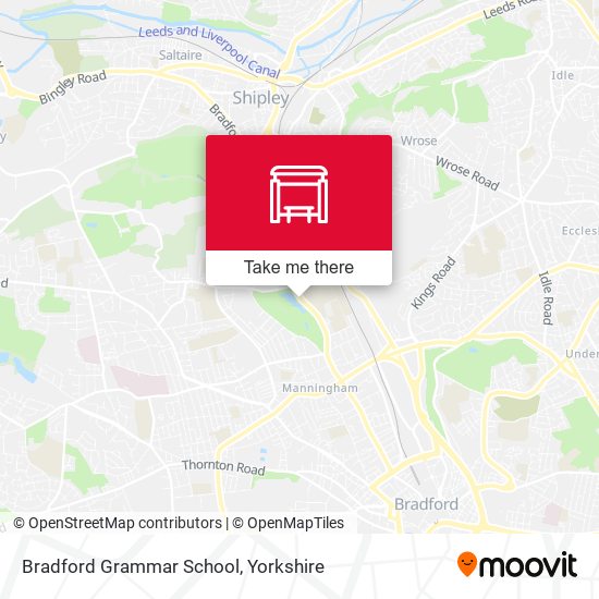 Bradford Grammar School map