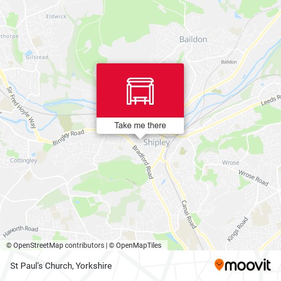St Paul's Church map
