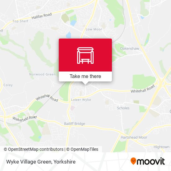 Wyke Village Green map