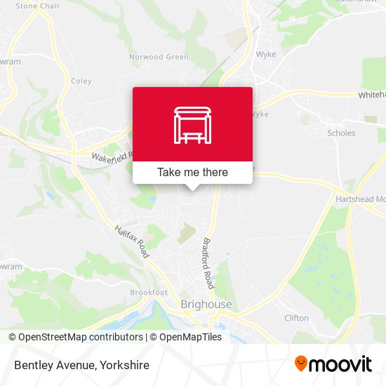 Bentley Avenue map