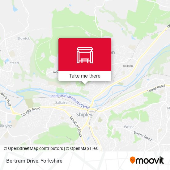 Bertram Drive map