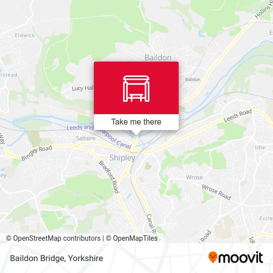 How to get to Otley Rd Dockfield Road in Baildon by Bus or Train?