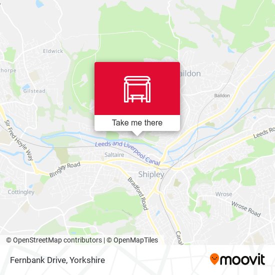 Fernbank Drive map