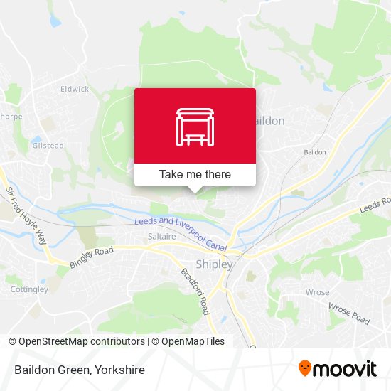 Baildon Green map