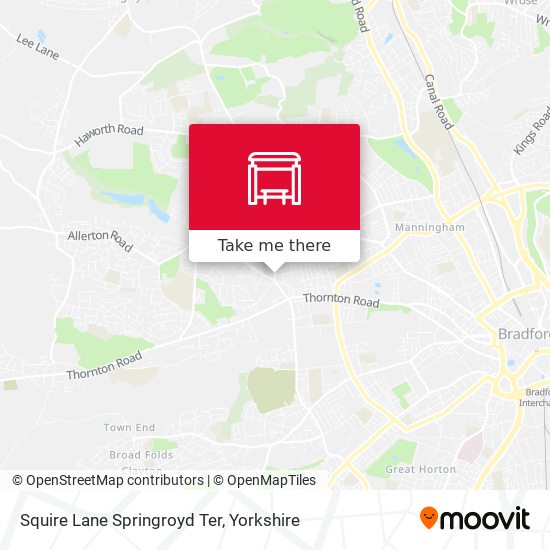 Squire Lane Springroyd Ter map