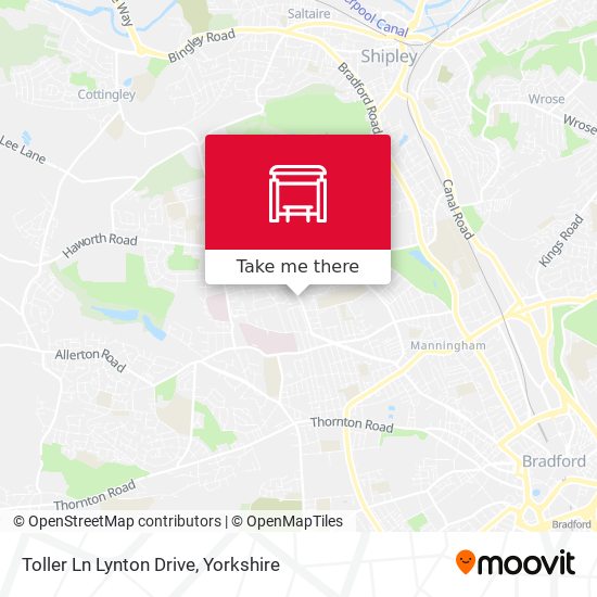 Toller Ln Lynton Drive map