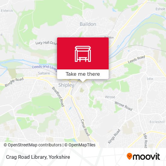 Crag Road Library map