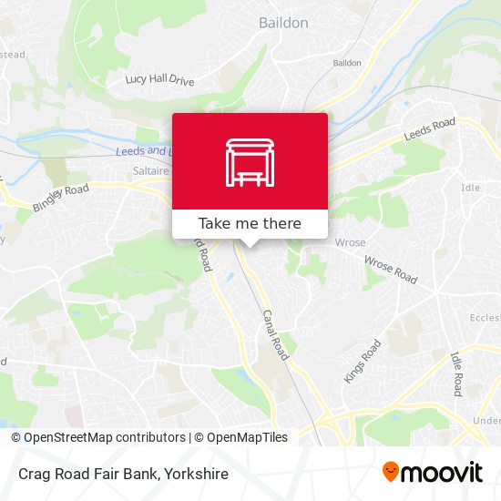 Crag Road Fair Bank map
