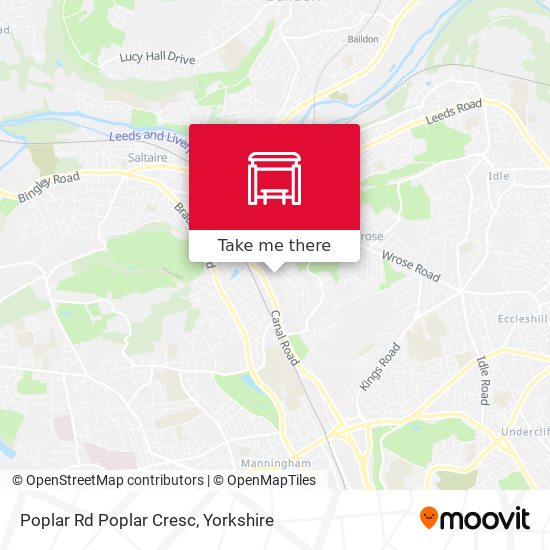Poplar Rd Poplar Cresc map