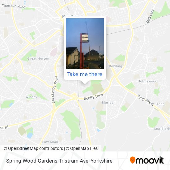 Spring Wood Gardens Tristram Ave map
