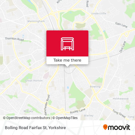 Bolling Road Fairfax St map