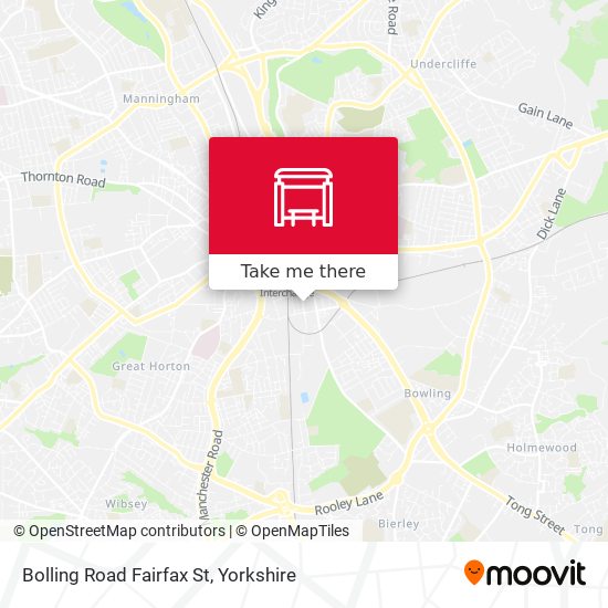 Bolling Road Fairfax St map